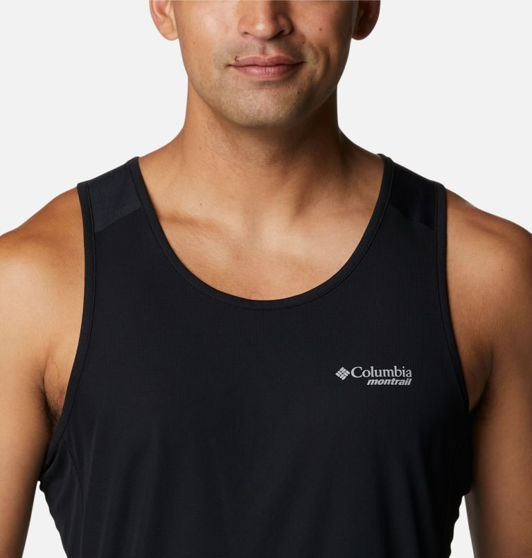 Men's Columbia Titan Ultra III Tanks Black | CA-J1863