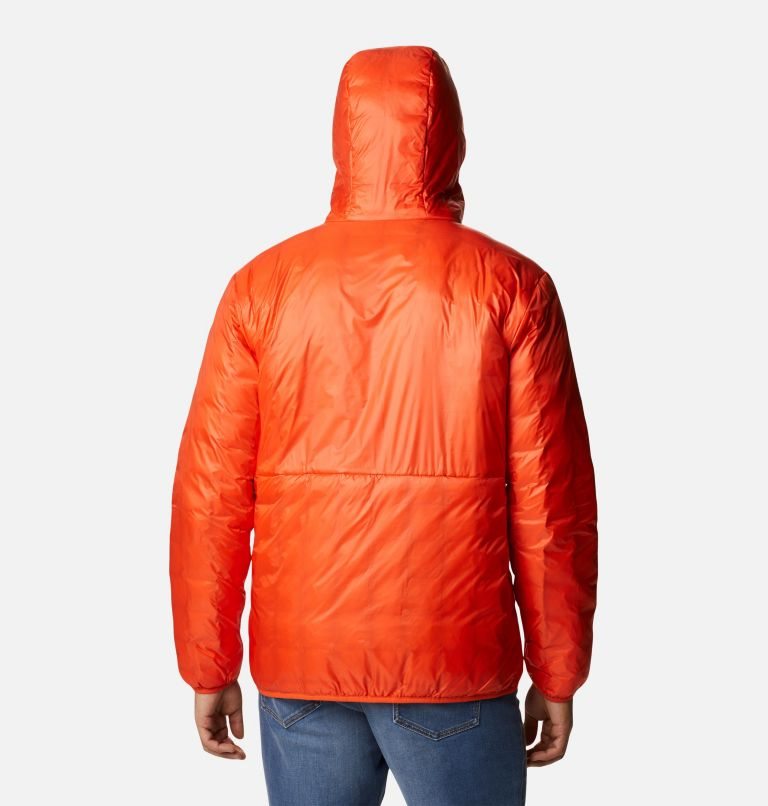 Men's Columbia Trail Shaker Double Wall Hooded Jackets Orange | CA-B8034