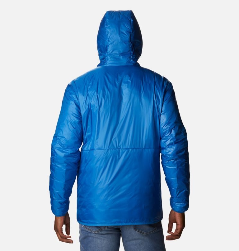 Men's Columbia Trail Shaker Double Wall Hooded Jackets Blue | CA-C15C6