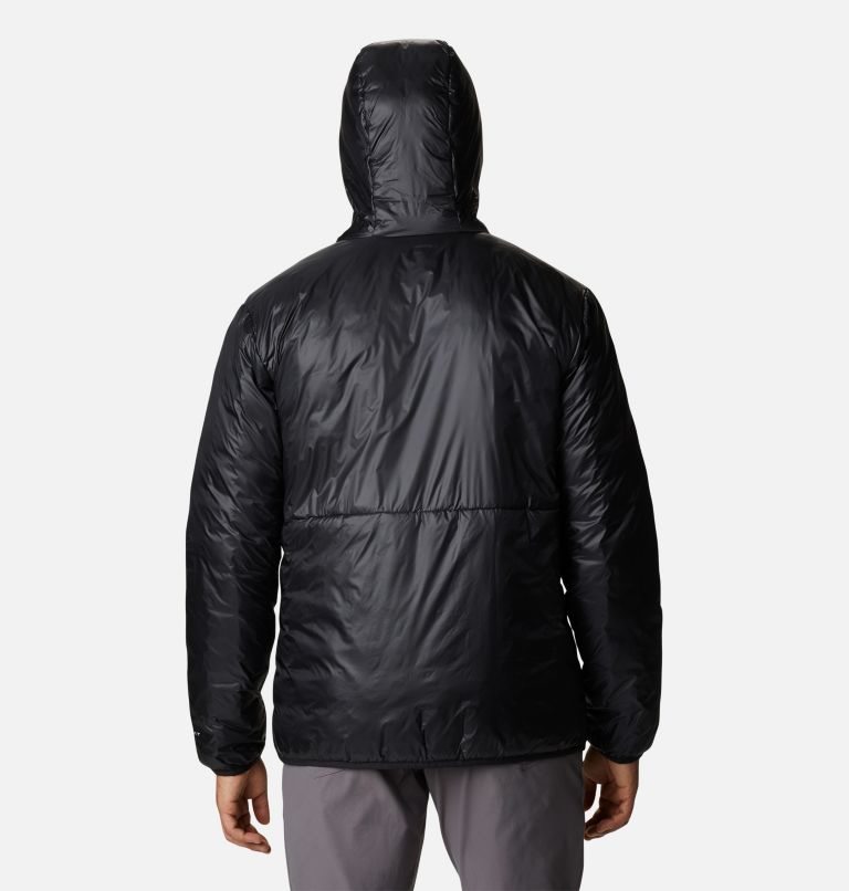 Men's Columbia Trail Shaker Double Wall Hooded Jackets Black | CA-H13A8