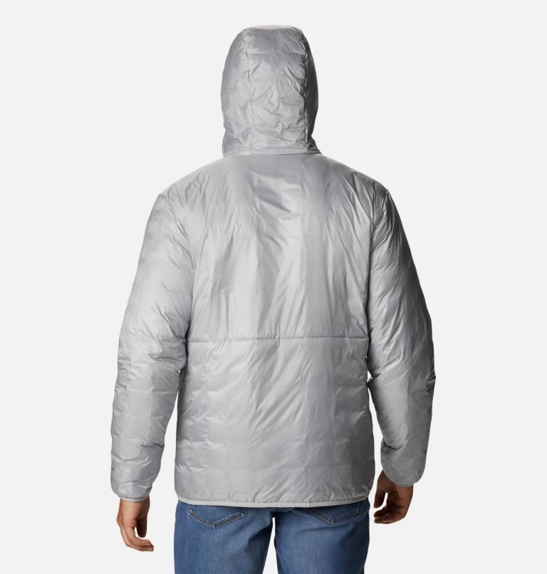 Men's Columbia Trail Shaker Double Wall Hooded Jackets Light Grey | CA-H4C85