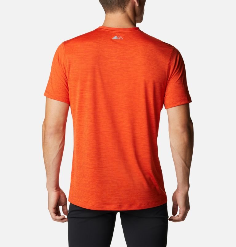 Men's Columbia Trinity Trail Montrail Graphic T Shirts Orange | CA-C1043