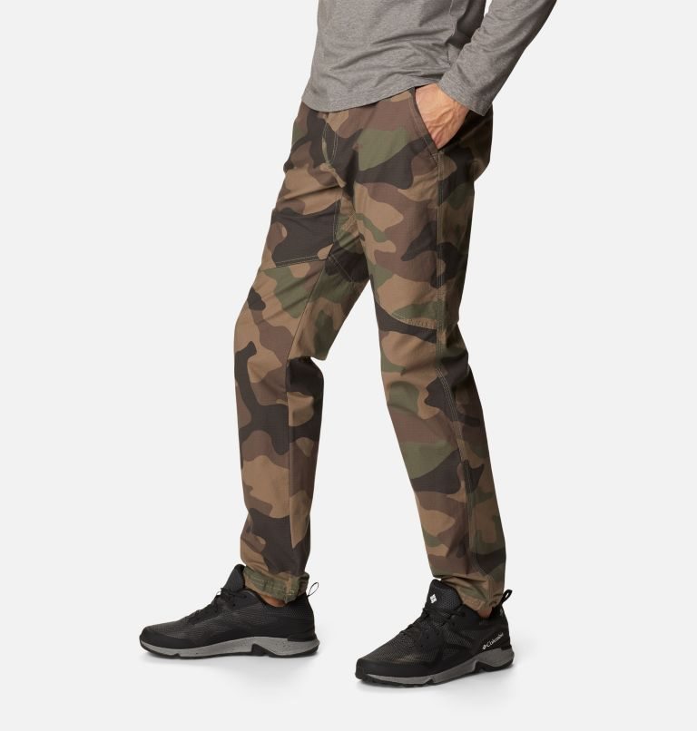 Men's Columbia Wallowa Belted Pants Camo | CA-W5LCA