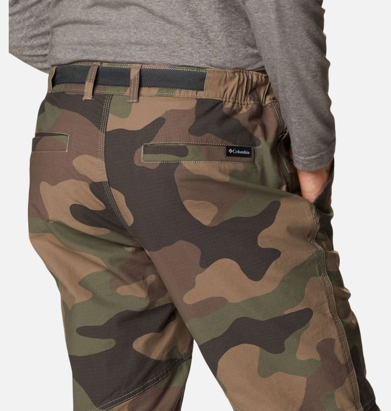 Men's Columbia Wallowa Belted Pants Camo | CA-W5LCA