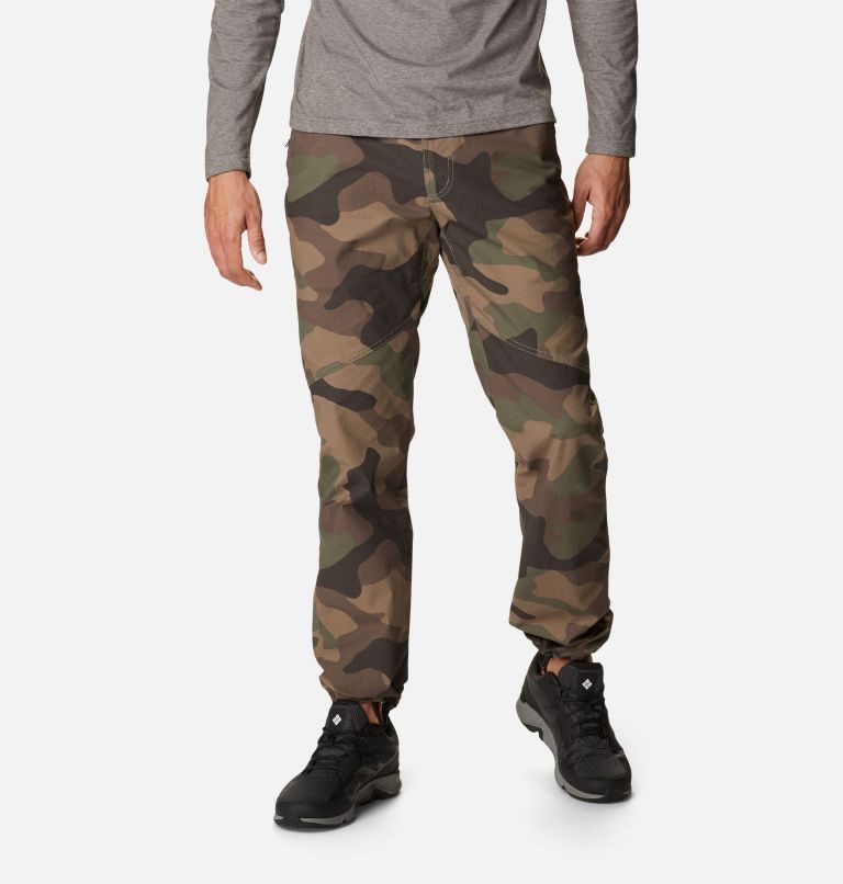 Men's Columbia Wallowa Belted Pants Camo | CA-W5LCA