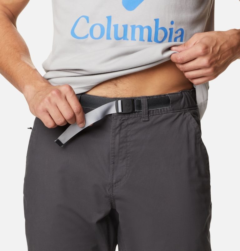 Men's Columbia Wallowa Belted Pants Dark Grey | CA-I63L4