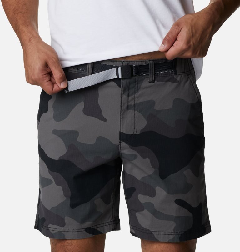 Men's Columbia Wallowa Belted Shorts Camo | CA-N641A