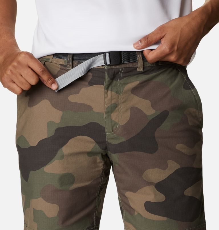 Men's Columbia Wallowa Belted Shorts Camo | CA-PL806