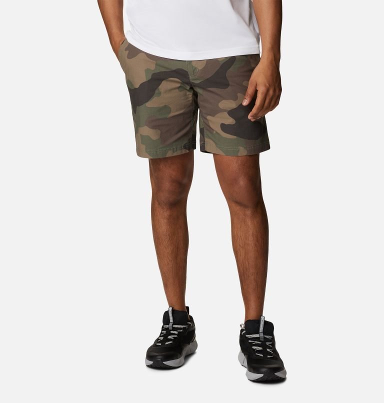 Men\'s Columbia Wallowa Belted Shorts Camo | CA-PL806