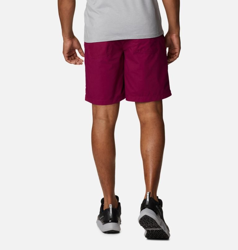 Men's Columbia Washed Out Cargo Shorts Fuchsia | CA-T8461