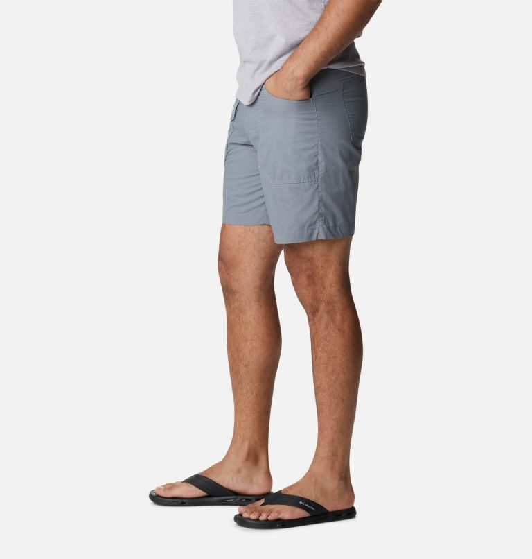 Men's Columbia Washed Out Cargo Shorts Grey | CA-A834A