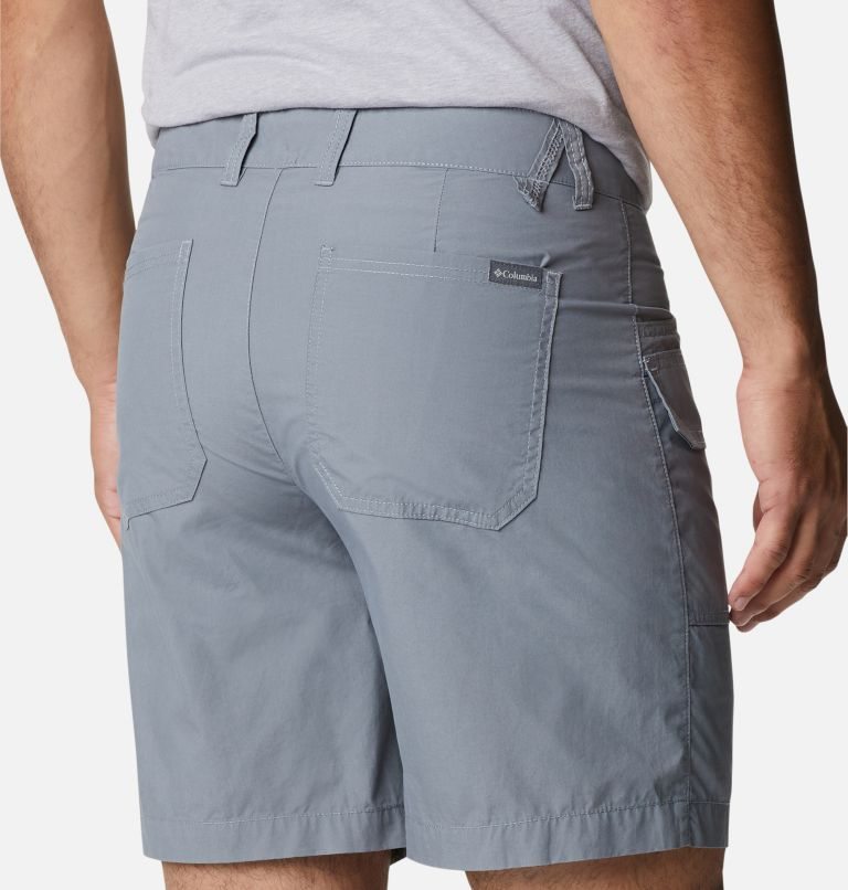 Men's Columbia Washed Out Cargo Shorts Grey | CA-A834A