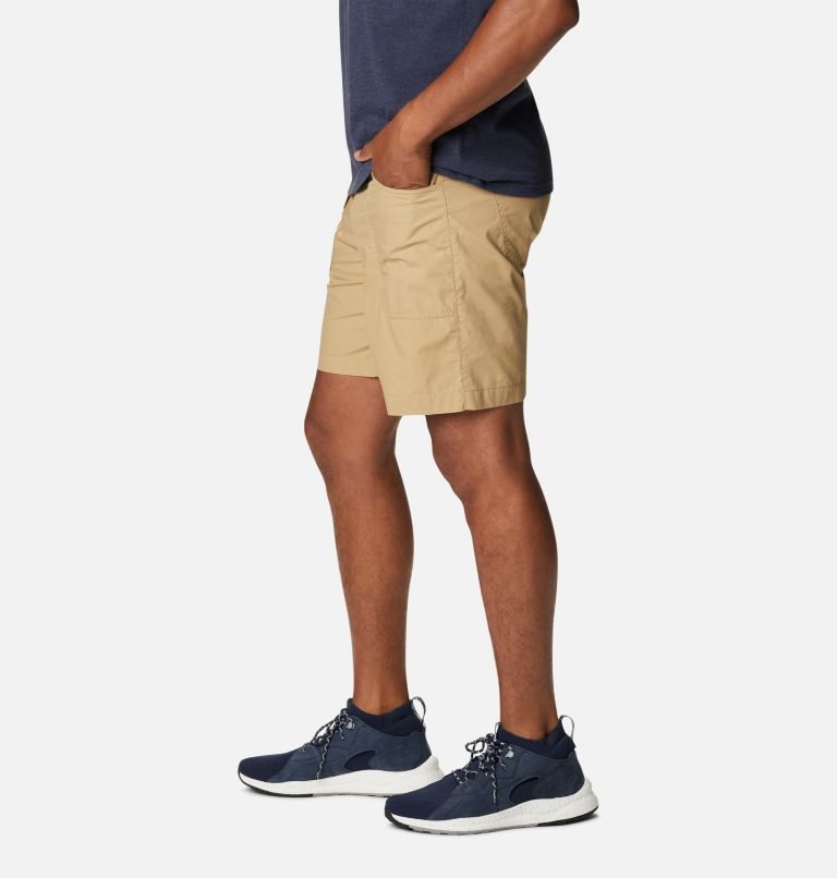 Men's Columbia Washed Out Cargo Shorts Khaki | CA-WC61L