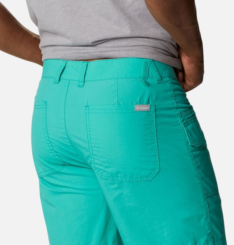 Men's Columbia Washed Out Cargo Shorts Turquoise | CA-W8AL0