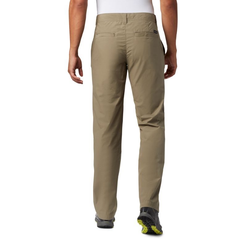 Men's Columbia Washed Out Pants Khaki | CA-R40AL