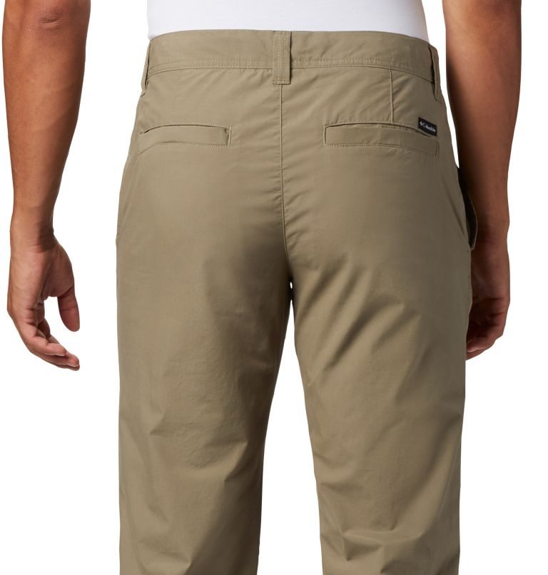 Men's Columbia Washed Out Pants Khaki | CA-R40AL