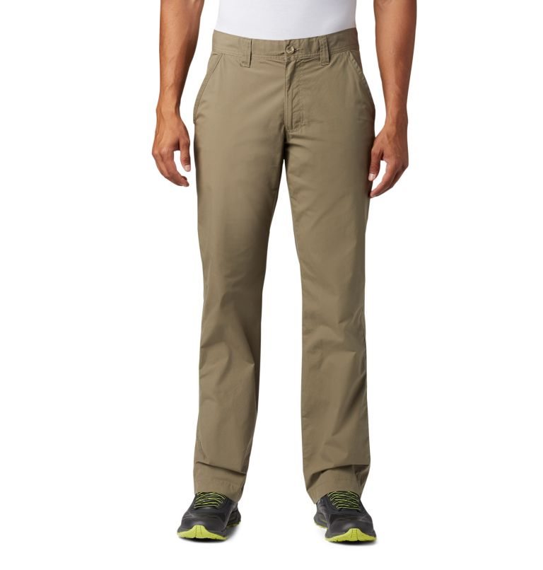 Men\'s Columbia Washed Out Pants Khaki | CA-R40AL