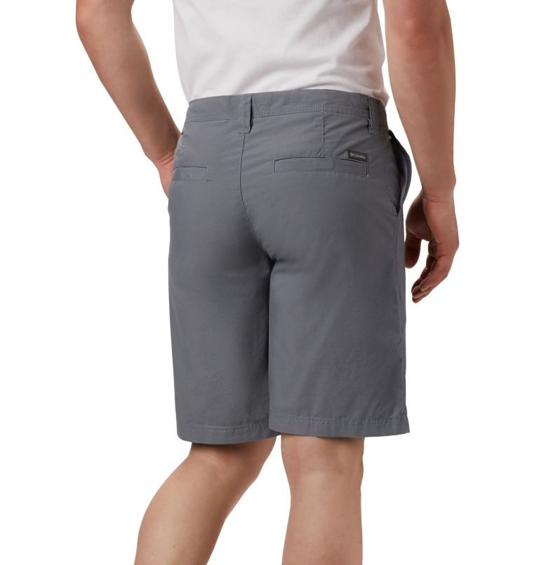 Men's Columbia Washed Out Shorts Dark Grey | CA-EA61L