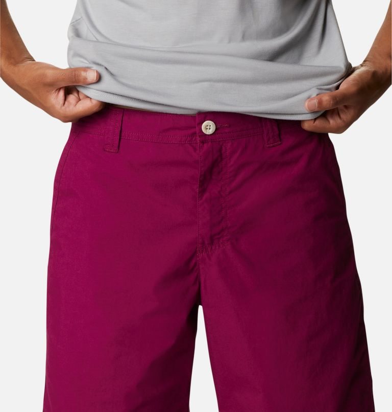 Men's Columbia Washed Out Shorts Fuchsia | CA-KAC43