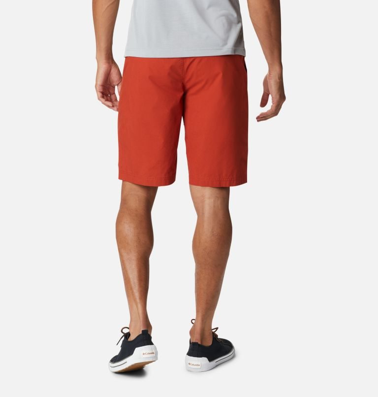 Men's Columbia Washed Out Shorts Orange | CA-A46LA