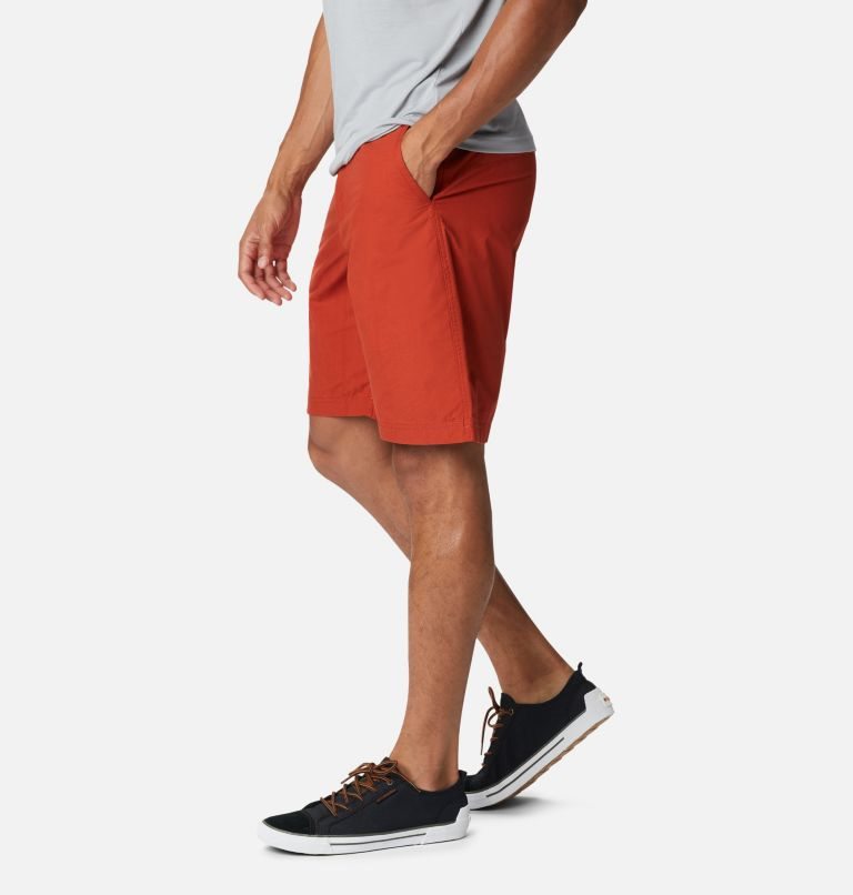 Men's Columbia Washed Out Shorts Orange | CA-A46LA