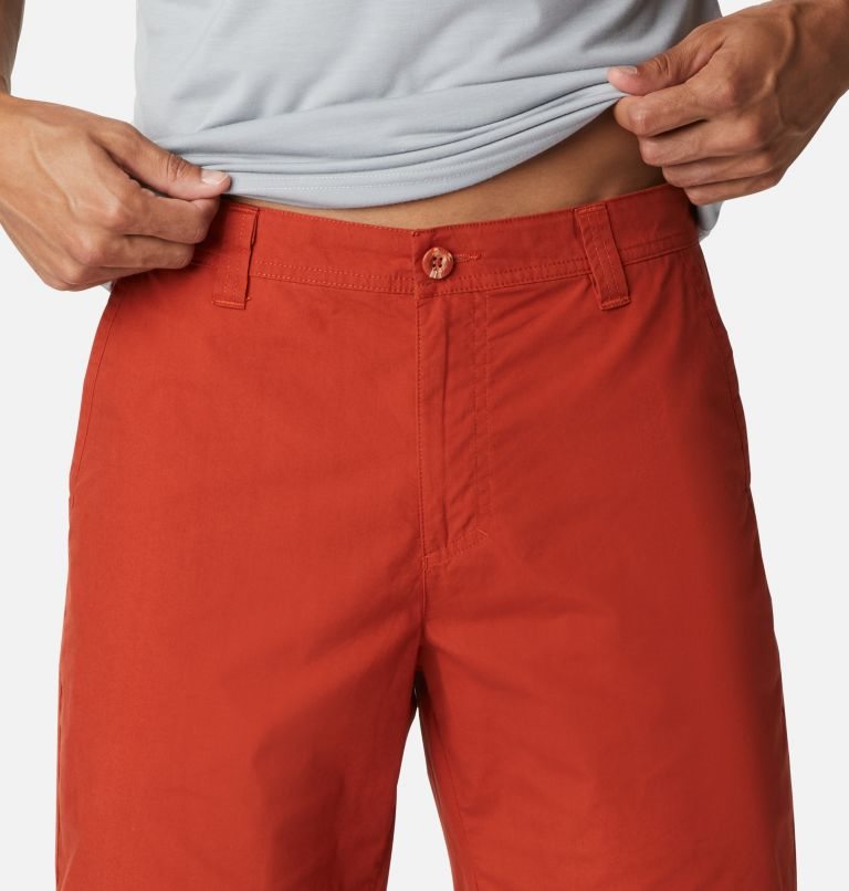 Men's Columbia Washed Out Shorts Orange | CA-A46LA