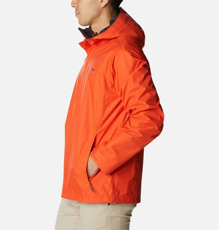 Men's Columbia Watertight II Rain Jackets Orange | CA-A36LC