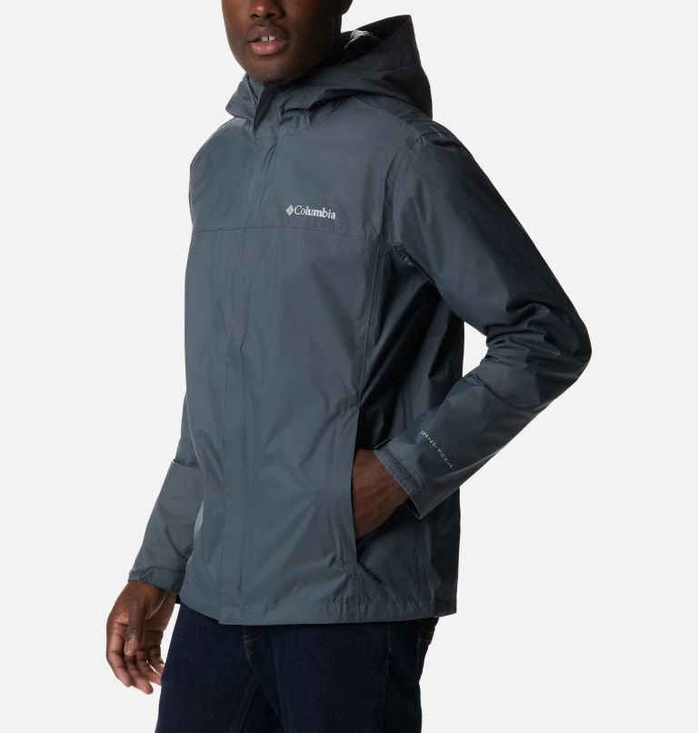 Men's Columbia Watertight II Rain Jackets Dark Grey | CA-AC06L