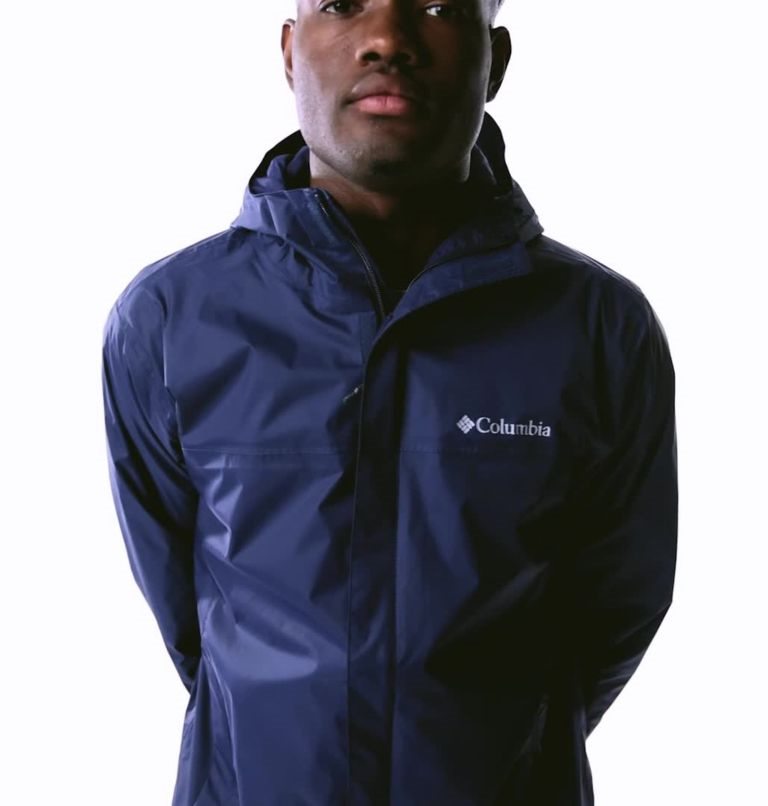 Men's Columbia Watertight II Rain Jackets Navy | CA-L6518