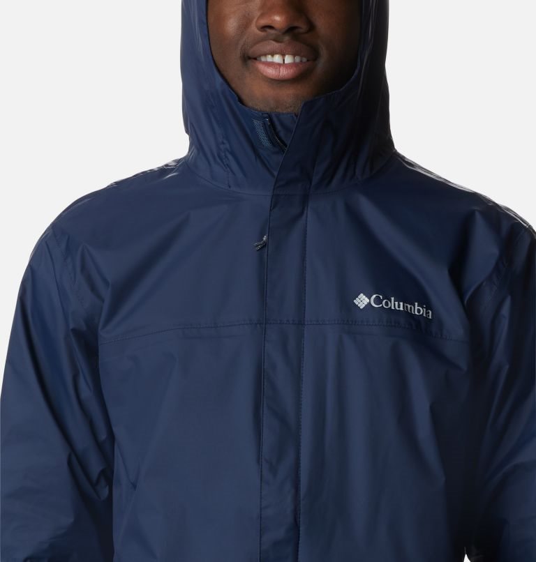 Men's Columbia Watertight II Rain Jackets Navy | CA-L6518