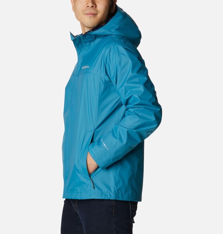 Men's Columbia Watertight II Rain Jackets Turquoise | CA-P1063