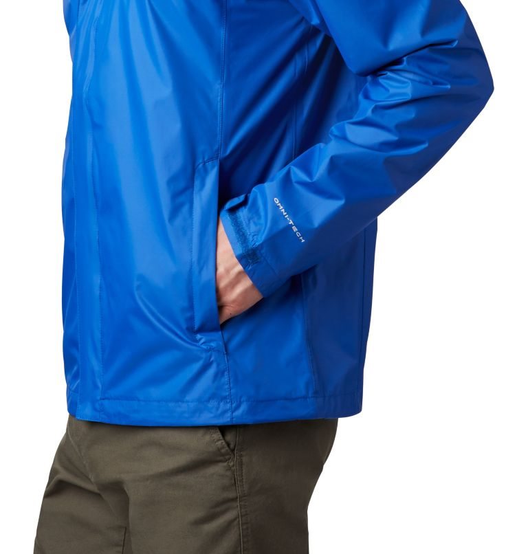 Men's Columbia Watertight II Rain Jackets Blue | CA-W54CA