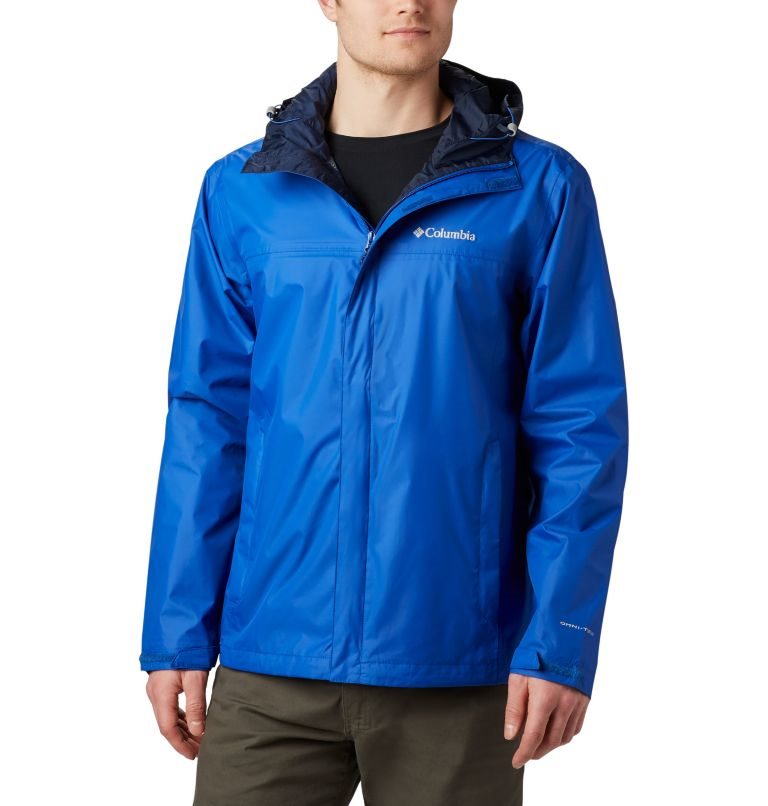 Men\'s Columbia Watertight II Rain Jackets Blue | CA-W54CA