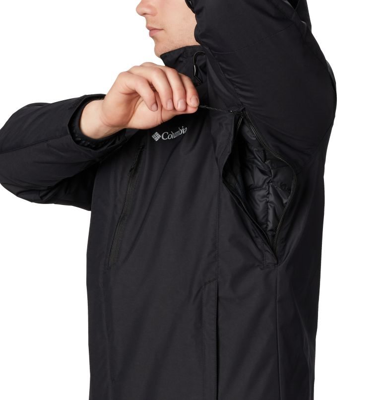 Men's Columbia Whirlibird IV Interchange Jackets Black | CA-AA508