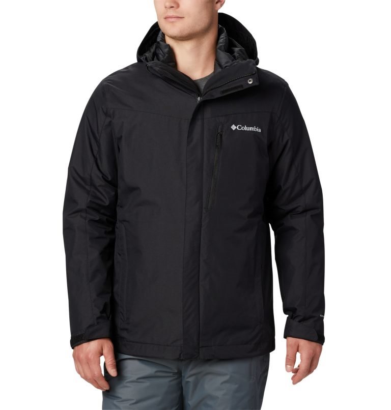 Men\'s Columbia Whirlibird IV Interchange Jackets Black | CA-AA508