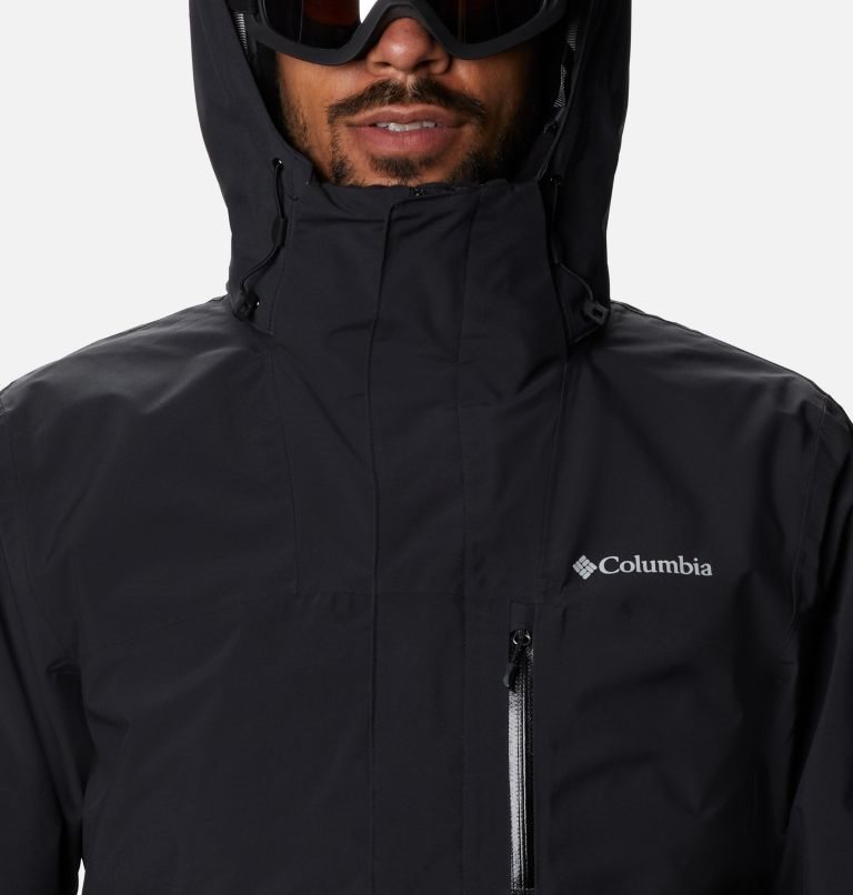 Men's Columbia Wild Card Interchange Jackets Black | CA-FA4LC