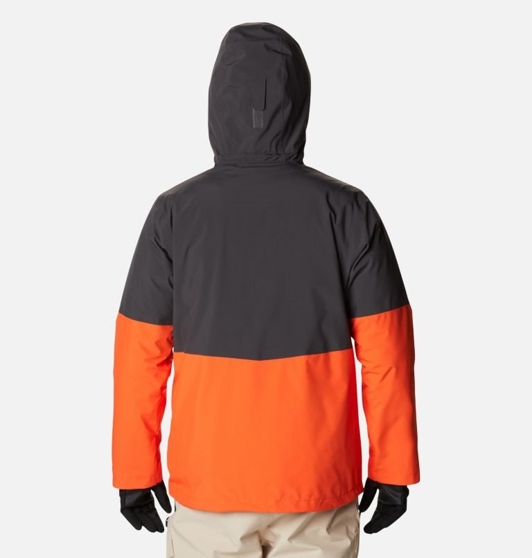 Men's Columbia Wild Card Interchange Jackets Black / Orange | CA-YA436