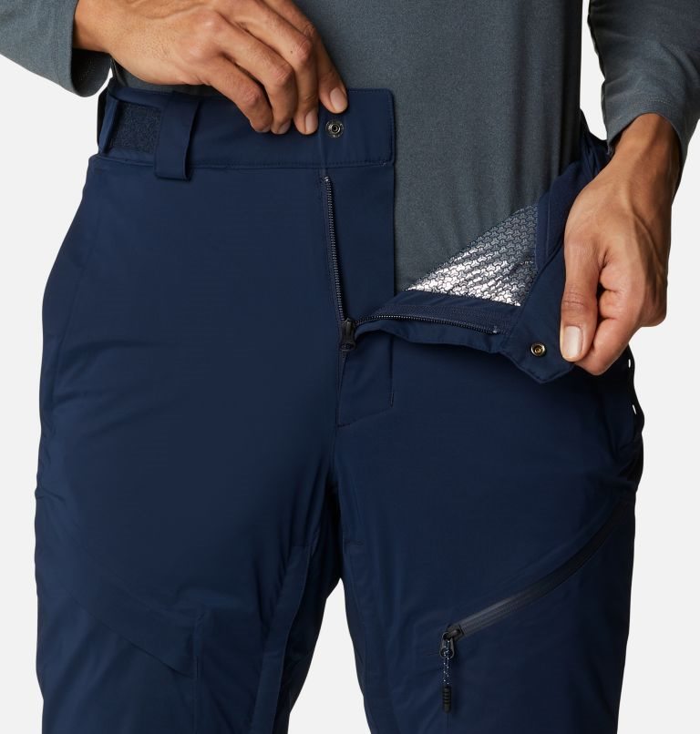 Men's Columbia Wild Card Pants Navy | CA-Z0615