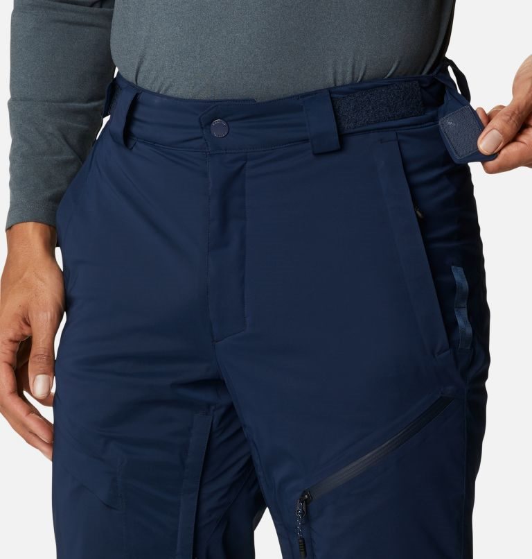 Men's Columbia Wild Card Pants Navy | CA-Z0615