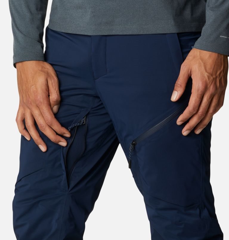 Men's Columbia Wild Card Pants Navy | CA-Z0615