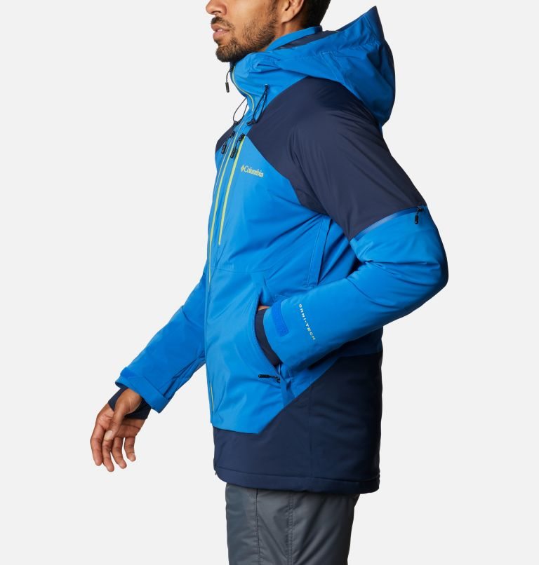 Men's Columbia Wild Card Ski Insulated Jackets Blue | CA-G5061