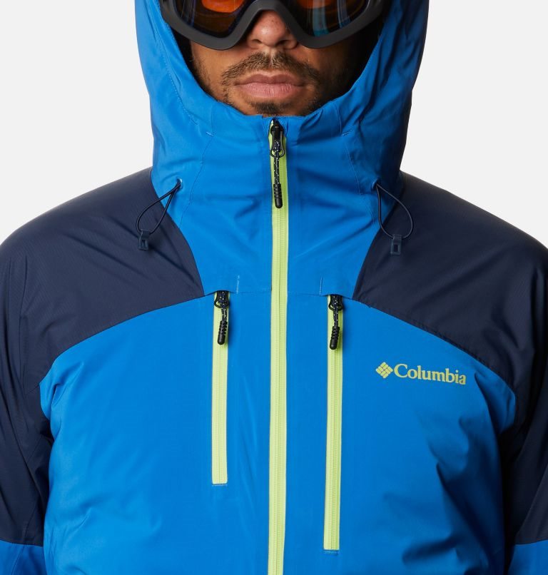 Men's Columbia Wild Card Ski Insulated Jackets Blue | CA-G5061