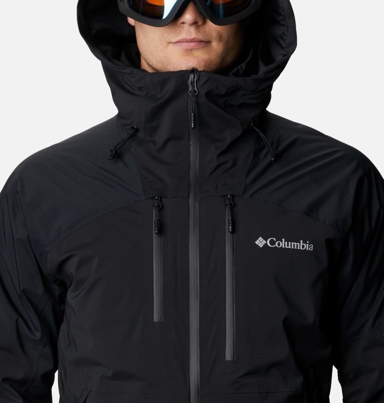 Men's Columbia Wild Card Ski Insulated Jackets Black | CA-H6C4A