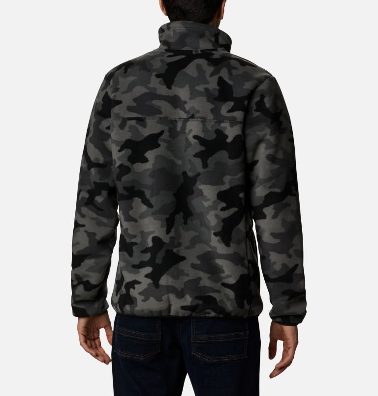 Men's Columbia Winter Pass Full Zip Sherpa Fleece Jackets Camo | CA-J6534