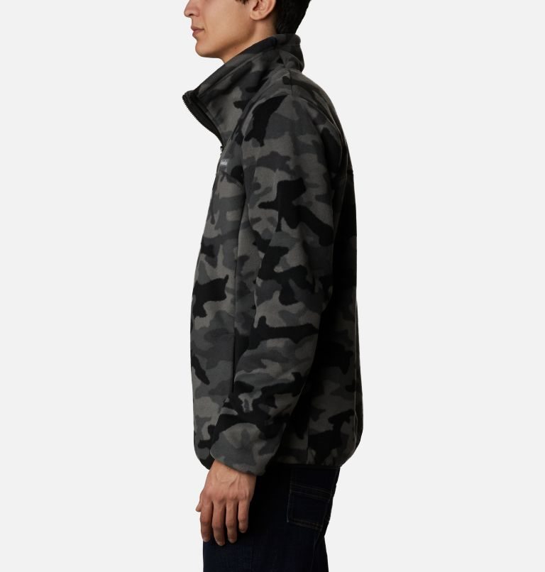 Men's Columbia Winter Pass Full Zip Sherpa Fleece Jackets Camo | CA-J6534