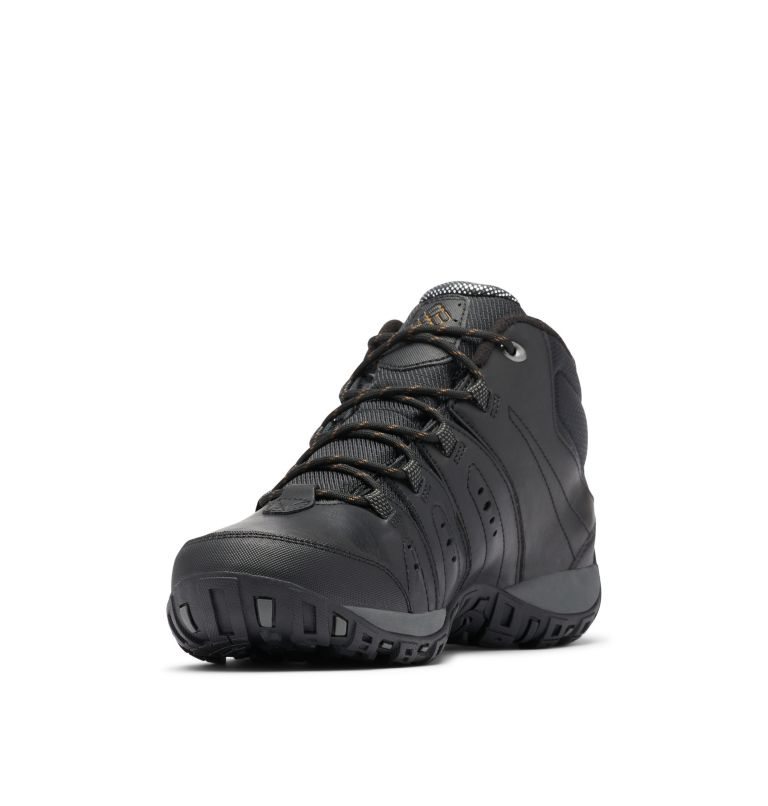 Men's Columbia Woodburn II Waterproof Omni-Heat Hiking Shoes Black | CA-L486C