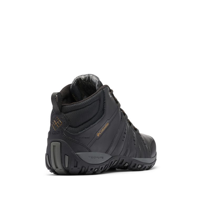 Men's Columbia Woodburn II Waterproof Omni-Heat Hiking Shoes Black | CA-L486C