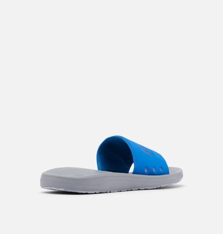 Men's Columbia Yachtrocker PFG Slides Blue / Grey | CA-R1A50