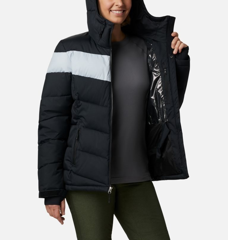 Women's Columbia Abbott Peak Insulated Jackets Black | CA-QCL84