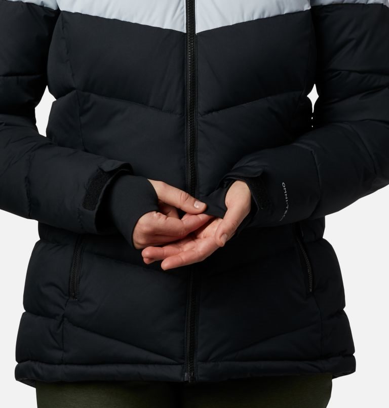 Women's Columbia Abbott Peak Insulated Jackets Black | CA-QCL84